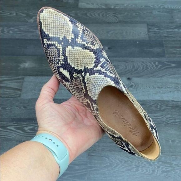 Madewell Sonia Low Leather Snakeskin Chelsea Boot - Picture 9 of 12